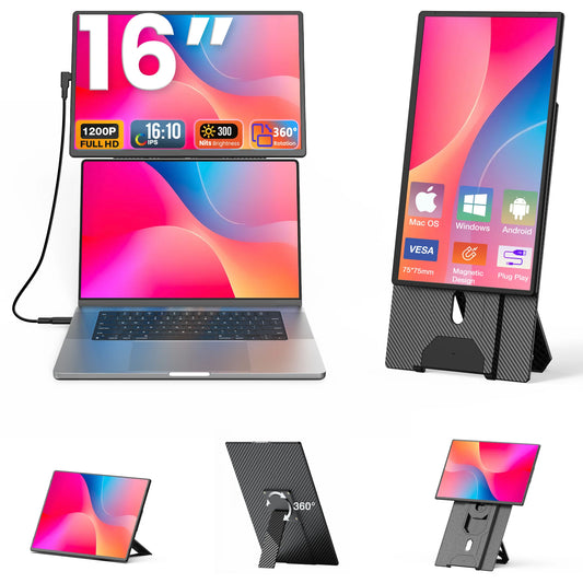 Extensor de Pantalla Dual 16"