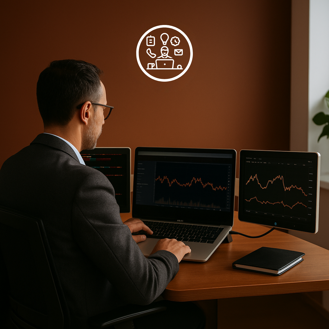 Triple Screen recomendado para personas profesionales que hacen muchas tareas a la vez 