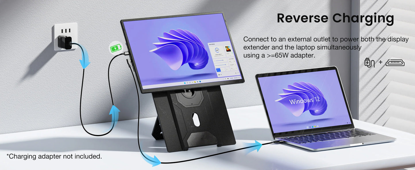 Extensor de Pantalla Dual 16"