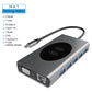 Hub USB-C 14 en 1 con Carga Inalámbrica