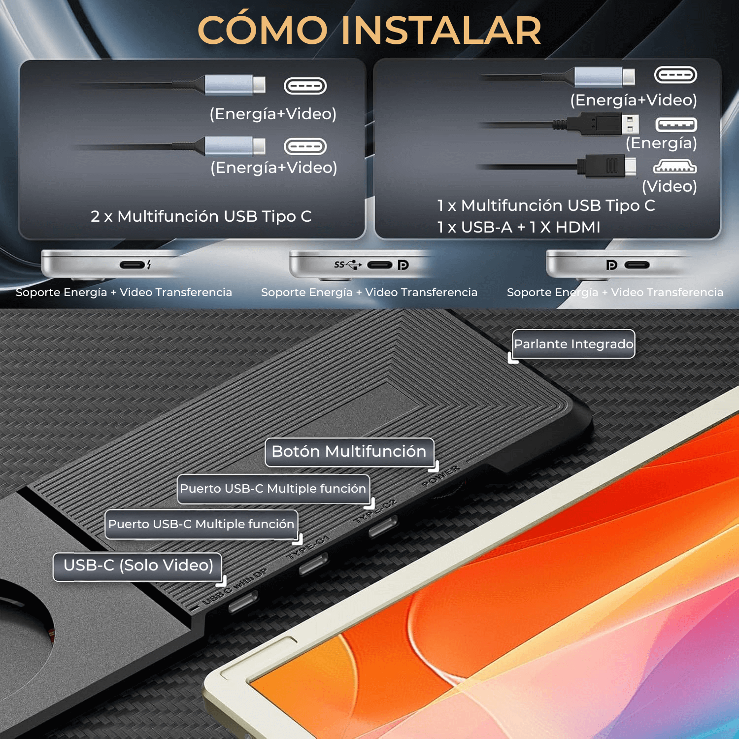 Como instalar las pantallas