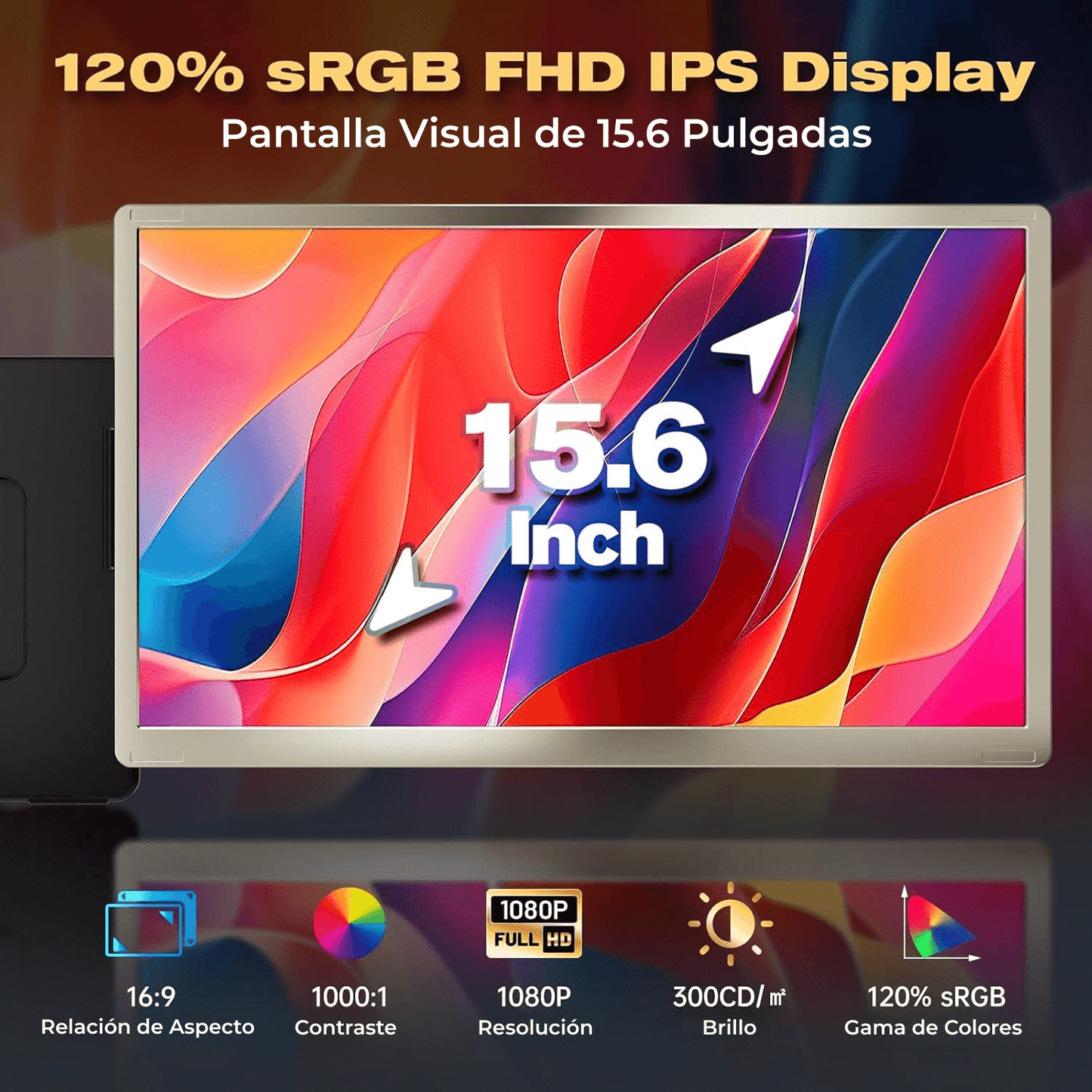 VARIIC S6 extensor de pantalla plug and play ultradelgado